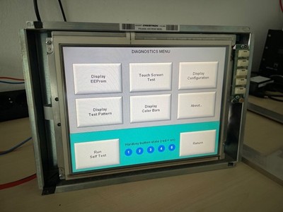 Crestron TPS-4000L 10'' Touchscreen stainless steel top condition no scratches!