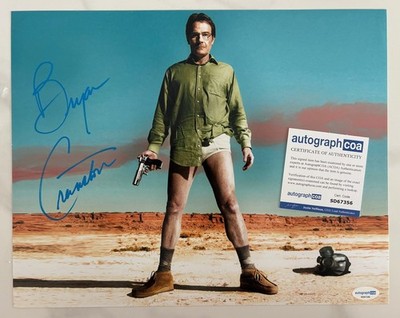BRYAN CRANSTON Hand Signed ACOA WITNESSED Breaking Bad Photo Autographed RARE