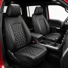 JAOGAUS Car Seat Covers Fit for Ford F150 2015-2023 2024 2025 2026 XL XLT