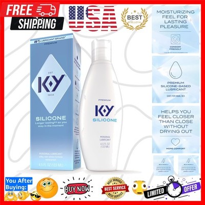 Silicone Lube,  Personal Lubricant, Silicone-Based Formula, Safe to Use with ...