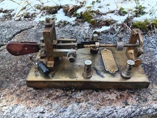 Pat. 1904 Vibroplex Horace G. Martin semi-automatic telegraph Bug Key