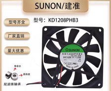 SUNON KD1208PHB3 DC12v 1.2w 8015 8cm 2-Wire Cooling Fan