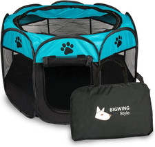 Recinto per Cani Da Interno, Pieghevole E Portatile Kennel Cane,Gabbia per Cani,