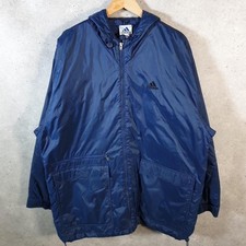 Vintage Adidas 90s Shell Windbreaker Jacket Mens Large Blue TA1120