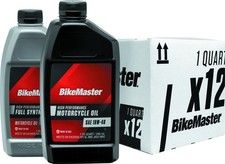 BikeMaster 10W40 Performance Oil - Case of 12 Quarts 532310 52.65 per gallon