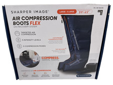 SHARPER IMAGE AIR COMPRESSION BOOTS Large/XLarge 5'9-6'3 Brand New