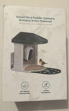 HARYMOR Bird Feeder with Camera with AI Identify Birds Species Solar Panel Smart