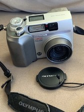 Olympus C-3020 Zoom Digital Camera - FOR PARTS - Good Strap Lens Cap