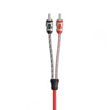 Cerwin Vega RV10 10Ft 2-Channel Dual Twisted RCA cable with dual molded ends