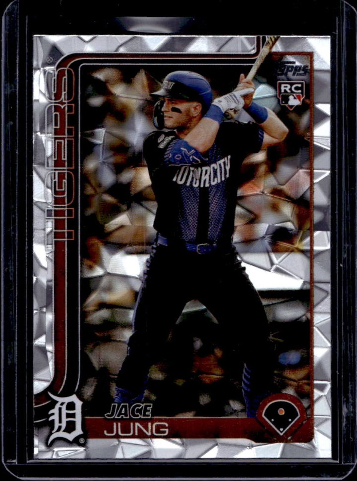 2025 Topps Jace Jung RC Diamante Foil Rookie #80 Tigers