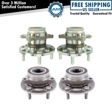 Wheel Hub Bearings Assembly Set Front & Rear Fits 2017 Hyundai Elantra GT