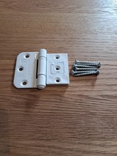 National Hickman White Hinge to fit 35mm door-Single hinge