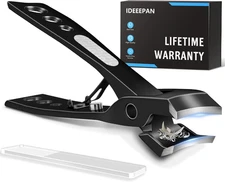 Toenail Clippers for Thick Nails & Ingrown Nails, Slanted Curved Nail Clipper wi