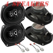 4x 6"x9" 500 Watts Front  Rear Door Speakers for 2009-2025 Dodge RAM 1500,2500