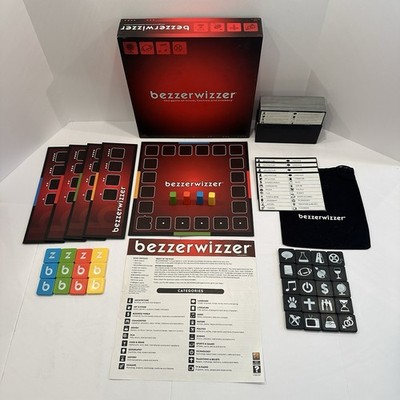 Bezzerwizzer Trivia Board Game Complete Strategy Party Game Adults