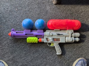 Vintage Larami SUPER SOAKER XP150 Extra Power Air Pressure Water Gun Tested Rare