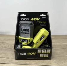 NEW GENUINE RYOBI 40V 1000 LUMENS BATTERY TOPPER LED WORK LIGHT TOOL ONLY