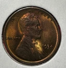 1934 US Choice Uncirculated LINCOLN Cent! Beauty! Old US Coin!