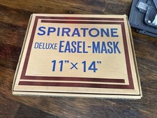 HARD TO FIND Vintage Spiratone 2 Blade Deluxe Easel Mask 11"x14" Made in Japan