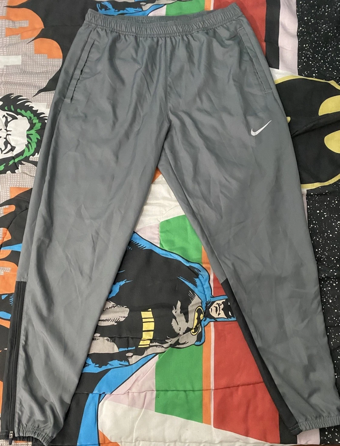 Nike Sport Training Pants Men's Medium Dri-Fit Stride Ankle Zip BV4817-084