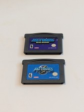 Game Boy Advance Metroid Zero Mission & Fusion Nintendo GBA (Lot 2 ) *Tested*