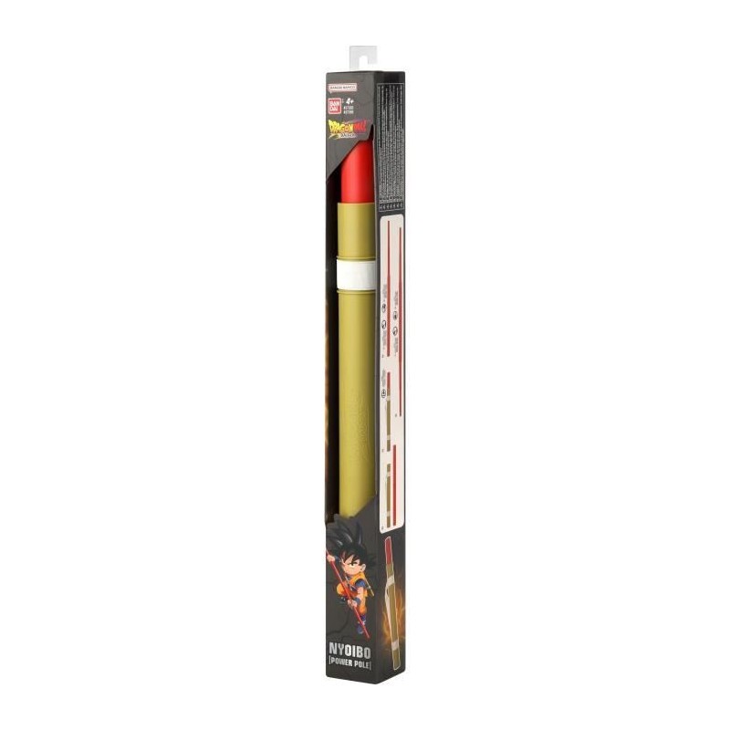 Bâton Magique Nyoibo Bandai de 120 cm Rouge pour Cosplay et Soirées Manga