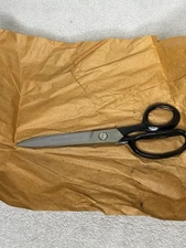 NEW Vintage 1970s Wiss Inlaid No 30 Steel 10" Industrial Scissors