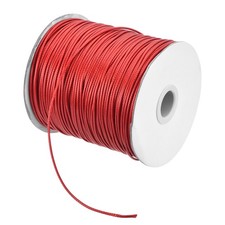 Red 1.5mm Waxed Cord 175 Yard Wax Bead Thread String for Jewelry Making