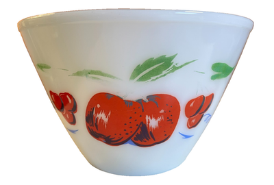 Antique Vintage Fire-King Fire King #8 # 8 Mixing Bowl Milk Glass