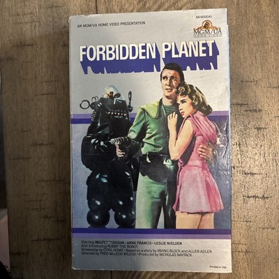 Forbidden Planet VHS Big Box Gatefold Cover MGM VHS In Excellent Condition!