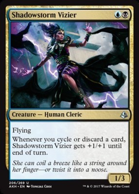 x4 Shadowstorm Vizier U MTG Amonkhet M/NM, English