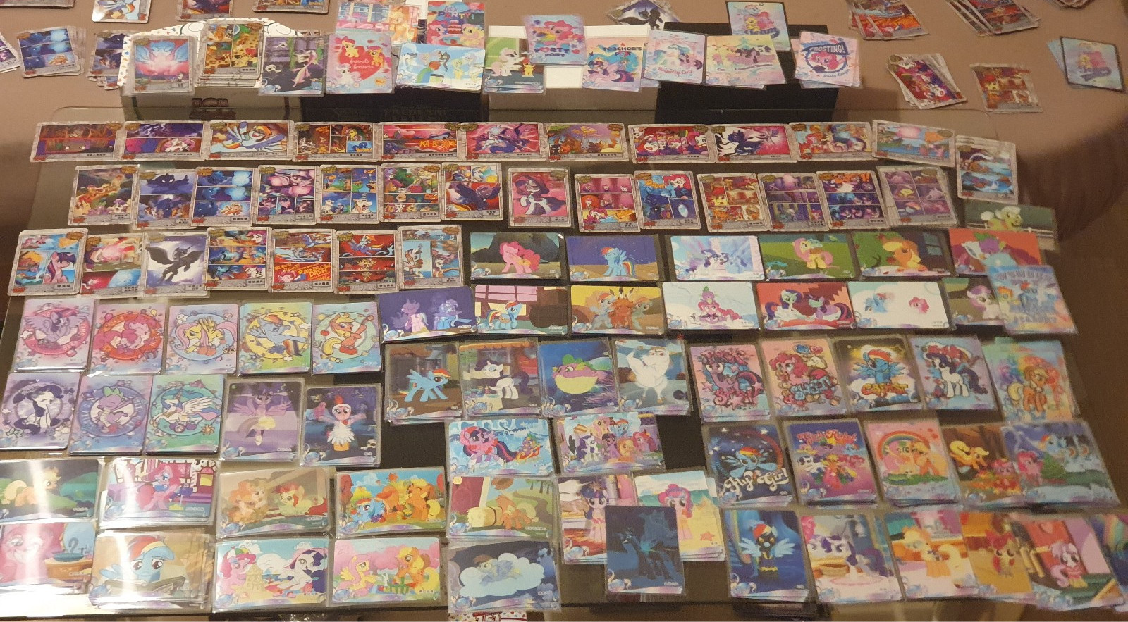 TARJETAS MY LITTLE PONY HR 3D TARJETAS LENTICULARES DE KAYOU MOON EDICIÓN 4,5,7,8