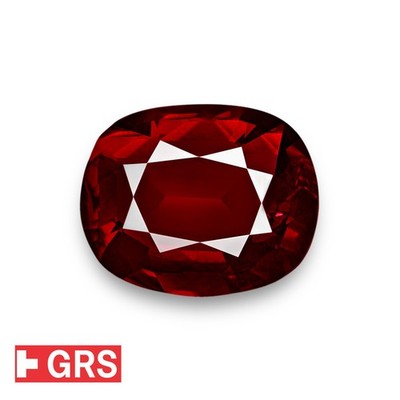 Rubis Naturel Pigeon Blood 41,54 Carats - Coussin Émeraude, Certifié GDL, Mogok