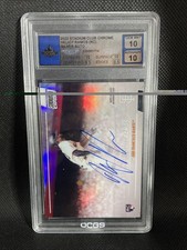 2022 Stadium Club Chrome HELIOT RAMOS #SCCUA-HR Rookie Autograph OCGS Graded 10/