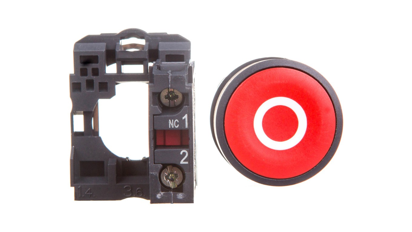 Control Button 22mm Red 1R with Harmony XB5 XB5A4322