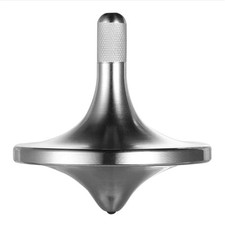 Stainless Steel Spinning Top, Premium Exquisite Perfect Balance Well Made Metal