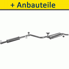 Auspuff Auspuffanlage für VW GOLF II FLIEßHECK 1.1 1.3 1.6 D 1983-1991