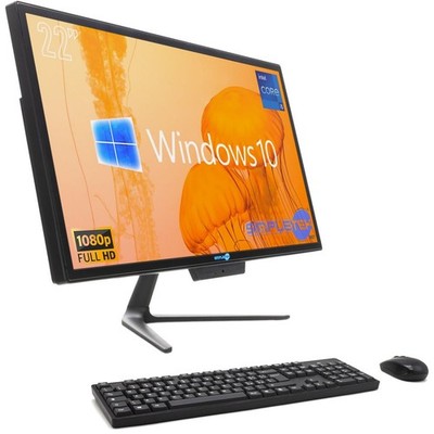 Aio All In One I5 22'' 8GB 120GB Full HD Win10 PC Computer Fester Desktop Büro