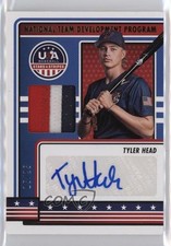 2023 USA Baseball Stars & Stripes Materials Prime 15/25 Tyler Head Auto 0s55