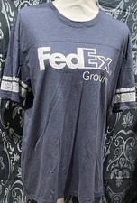 Vintage Memorabilia Fedex Unisex Hiking Blue Short Sleeve Baseball Shirt TShirt