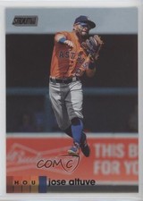 2020 Topps Stadium Club Black Foil Jose Altuve #278 1u6