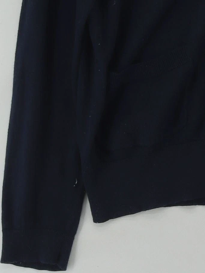 Cárdigan para mujer Farhi XL azul algodón con cachemir cuello en V cárdigan Foto 4 de 4