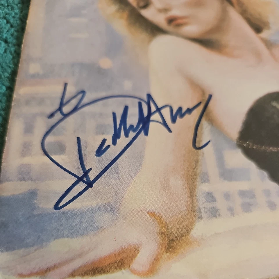 Blondie The Tide Is High  signed cover Vinyl Blue Injection  Chrysalis Label Foto 2 de 4