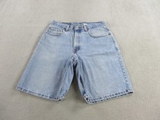 Vintage Levis 560 Shorts Mens 33 Blue Denim Loose Baggy USA Made 90s Y2K Relaxed
