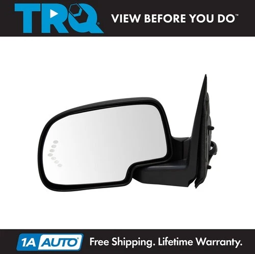 TRQ Mirror Power Folding Heated Memory Turn Signal PTM LH for GM