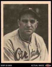 1939 Play Ball #94 Heinie Manush Pirates HOF 5 - EX