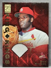2001 Topps Baseball King Of Kings Relic Bob Gibson #KKR5