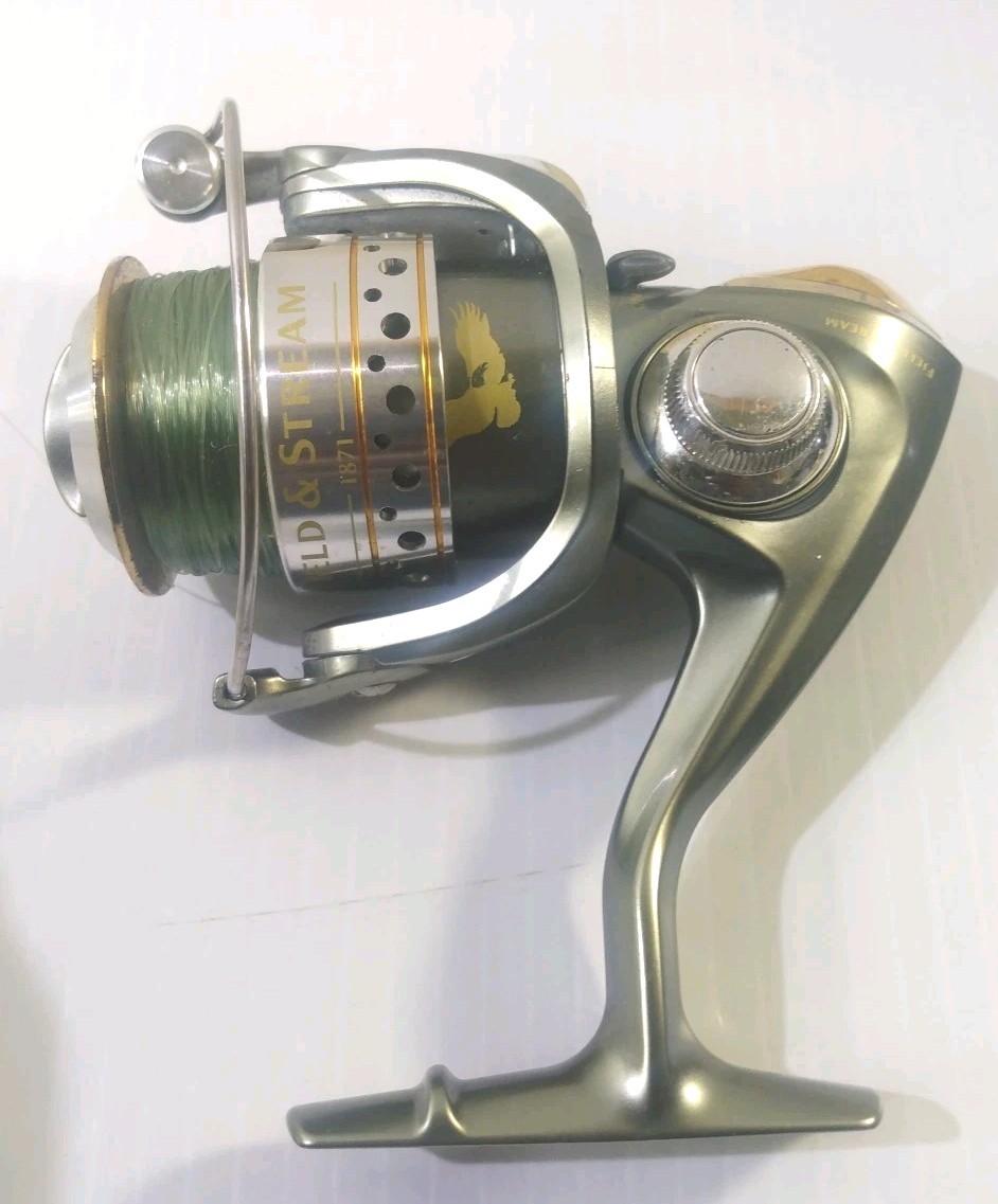 Rainer 30 Field And Stream 10 Bearing Fishing Reel Missing Handle Pre-owned 