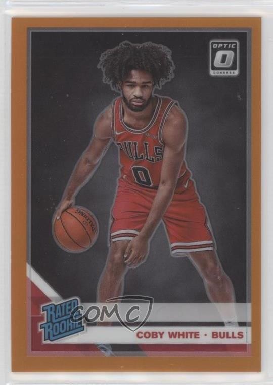 2019 Panini Donruss Optic Rated Rookie Orange Prizm 47/199 Coby White #180 0m50