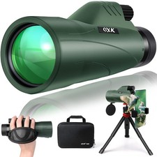 12x56 High Power Monocular Telescope for Adults  Comes with Smartphone Adapt...